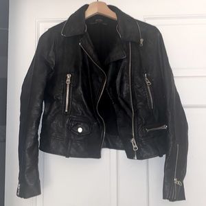 Zara leather jacket. Great condition